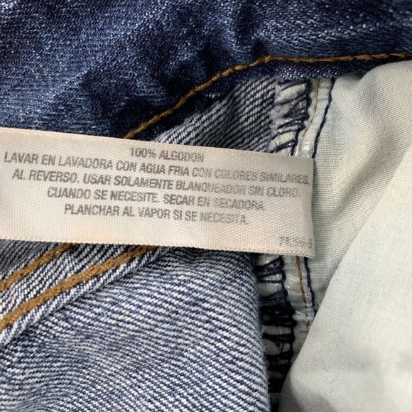 Womens I Love Ronson Medium Wash Bootcut Distressed Cropped Denim Jeans Size 10 - Picture 6 of 10